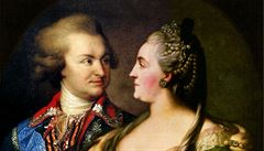 Kateina II. Veliká a její milenec Grigorij Potmkin.