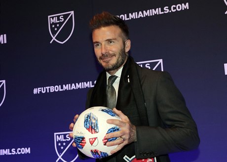 David Beckham poté, co se stal jeho klubu Miami součástí MLS.