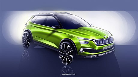 koda Auto ukáe letos v enev studii mstského SUV Vision X.