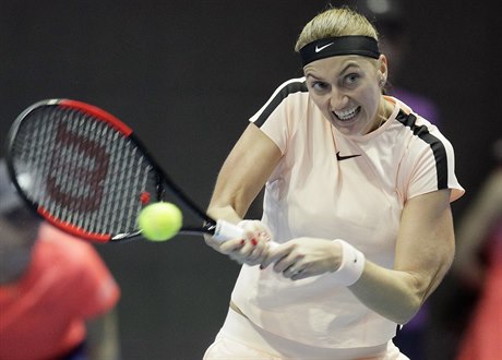 Petra Kvitová je po pl roce opt ve finále.