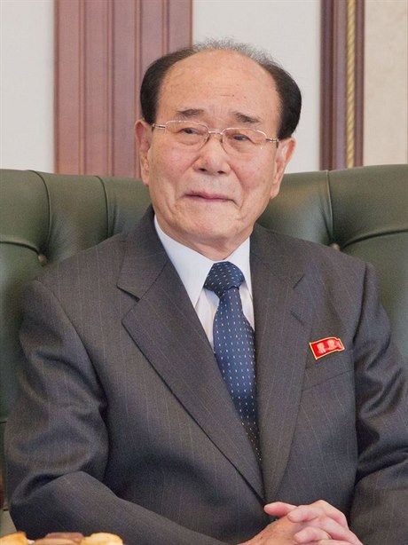 Kim Yong-nam, který povede politickou delegaci KLDR.