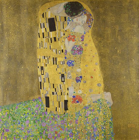 Gustav Klimt - Polibek (1907-1908).