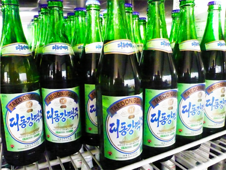 Severokorejské pivo Taedonggang.
