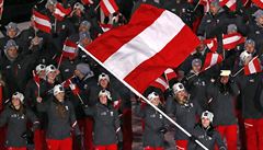 Na zahajovací ceremoniál zavítali i nai jiní sousedé - olympionici z Rakouska.