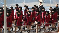 Severokorejské roztleskávačky.