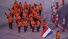 Slavnostní zahájení zimních olympijských her v Pchjongchangu: nizozemská...