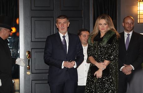 Andrej Babi se svou manelkou Monikou Beneovou.