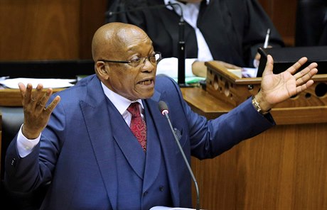 Jacob Zuma v Kapském mst.