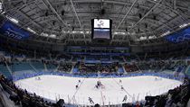 vodn buly zpas Slovensko vs. OSR hokejovho olympijskho turnaje.