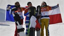 XXIII. zimní olympijské hry, snowboarding, snowboardcross, ženy, 16.února v...