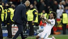 Marcelo slaví tetí branku se Zinedinem Zidanem