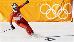 Aksel Lund Svindal jako první norský lya v historii ovládl olympijský sjezd.