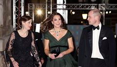 Princ William a jeho manželka Kate na udílení cen  BAFTA.