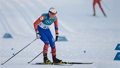 Barbora Havlíková ve skiatlonu na hrách v Pchjongchangu.