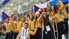 eský olympijský tým se dozvdl o zlatu Ester Ledecké