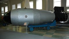 Model takzvané Car-bomby v atomovém muzeu v Sarov