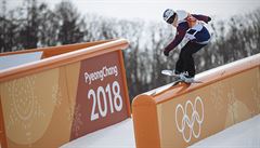 árka Panochová na zimních olympijských hrách v Pchjongchangu.