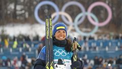 První zlatá medailistka her v Pchjongchangu, védská bkyn na lyích...