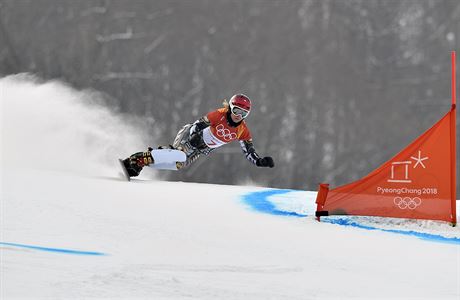 XXIII. zimní olympijské hry, snowboarding, obí slalom, eny, 24. února 2018 v...