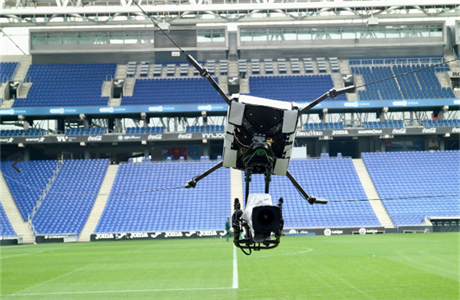 Speciální Sky Cam se bude instalovat na stadionech ve panlsku