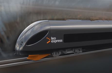 Vizualizace novho vlaku spolenosti Leo Express z nora 2018. Vrobcem je...