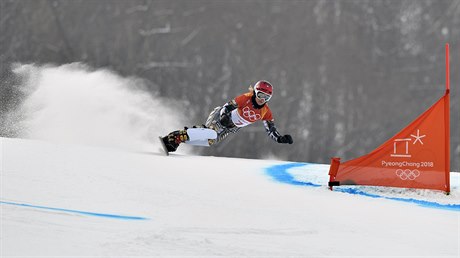 XXIII. zimní olympijské hry, snowboarding, obí slalom, eny, 24. února 2018 v...