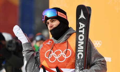 Gus Kenworthy po závodě ve slopestylu na olympijských hrách v Pchjongčchangu
