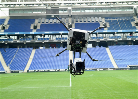 Speciální Sky Cam se bude instalovat na stadionech ve panlsku