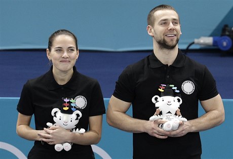 Ruská curlerka Anastasia Bryzgalovová a její partner Alexander Kruelnickij.