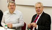 Vojt�ch Filip s Milo�em Zemanem na snímku z roku 2012. | na serveru Lidovky.cz | aktu�ln� zpr�vy