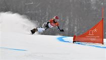 XXIII. zimn olympijsk hry, snowboarding, ob slalom, eny, 24. nora 2018 v...