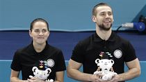 Rusk curlerka Anastasia Bryzgalovov a jej partner Alexander Kruelnickij.