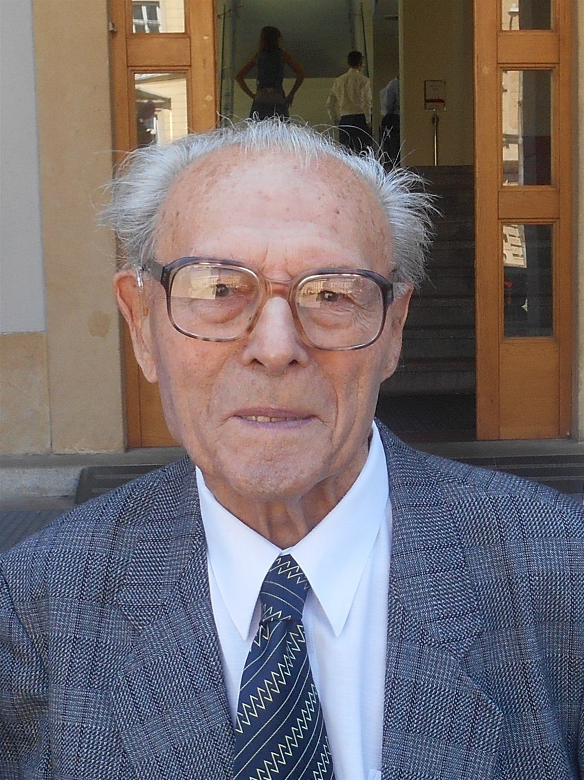MuDr. Josef Dvo�ák, jeden ze student� zadr�ených nacisty 17. listopadu 1939.