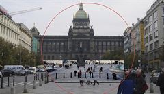P�ed Muzeem by se mohly odehrávat krátkodobé výstavy, zdej�í p�echod pro chodce...