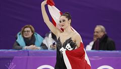 Kaetlyn Osmondová získala ve volné jízd bronz.