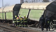 V praském Radotín vykolejilo 20 vagon nákladního vlaku.