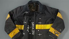 Kabát, který ml na sob hasi Gerard Terence Nevins pi bombovém útoku na WTC....