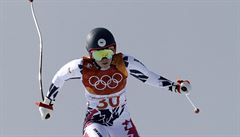 Katerina Pauláthová jede kombinaní sjezd na olympijských hrách v Pchjongchangu