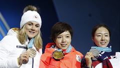 Bronzová Karolína Erbanová, zlatá Japonka Nao Kodairová a bronzová Lee Sang-hwa...