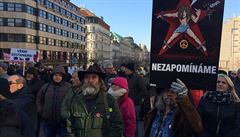 Na Václavském náměstí demonstrovaly stovky lidí. | na serveru Lidovky.cz | aktuální zprávy