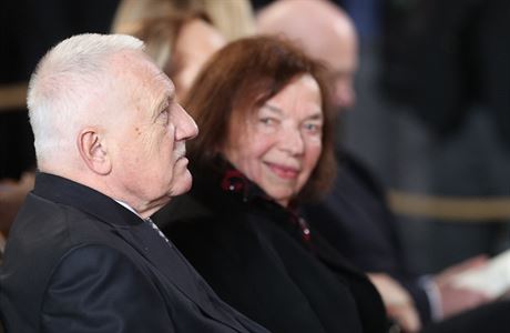 Bývalý prezident Václav Klaus se enou.