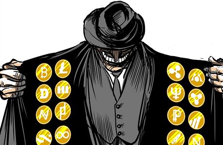 Kryptomny a bitcoin.
