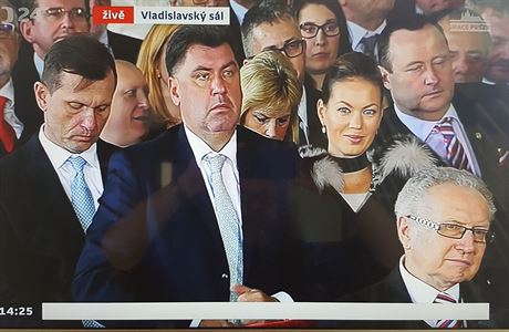 Blízcí přátelé Miloše Zemana. Zleva: mediální magnát Jaromír Soukup, šéf ČEZu...