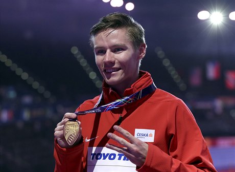 Pavel Maslák se zlatou medailí
