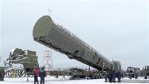 Video zobrazuje novou ruskou mezikontinentln raketu.