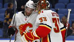 NHL: Rittich piel o nulu z posledn stely, Vorek vstelil gl