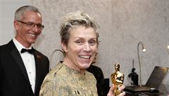 Herečka Frances McDormandová letos získala druhého Oscara