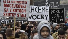 ‚Dost bylo Fica‘. Na největší akci od roku 1989 v Bratislavě demonstrovali lidé proti vládě