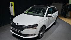koda Fabia na autosalonu v enev