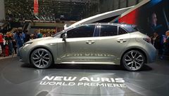 Toyota Auris tetí generace na autosalonu v enev